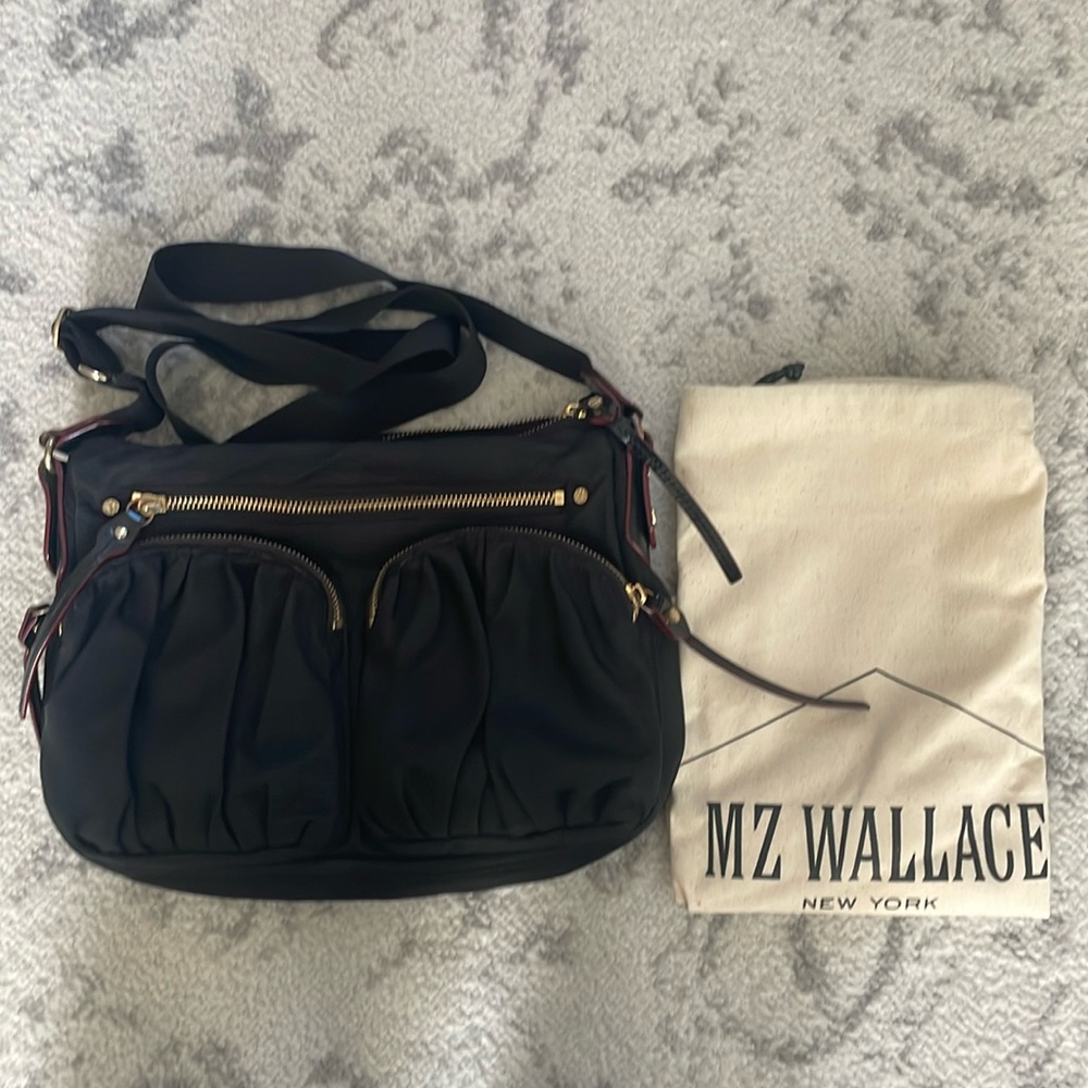 MZ Wallace black crossbody bag with dust bag